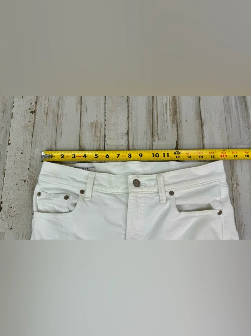 Gap Girlfriend Mid Rise Jean 27| 4T White Jeans - Picture 6 of 12